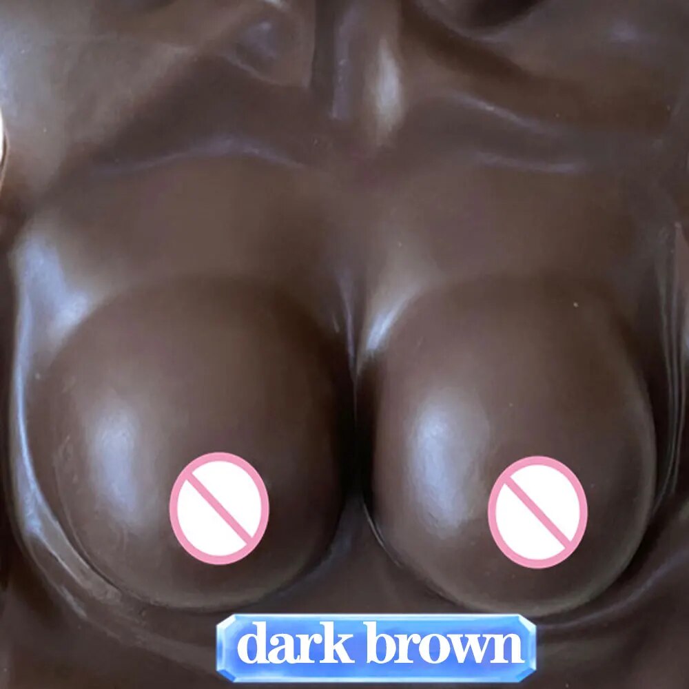 Crossdresser Cosplay DragQueen Travesti Shemale Silicone Cotton fill Breast Forms Plate Fake Boobs Bodysuit Tetas Tits Realistic Artificial