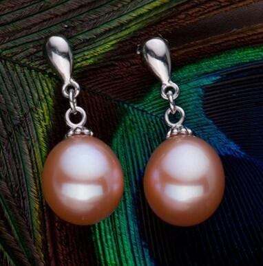 Gorgeous Drop Silver & Pearl Earrings