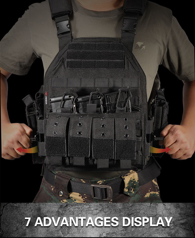 Adjustable Nylon Plate Carrier Tactical Vest