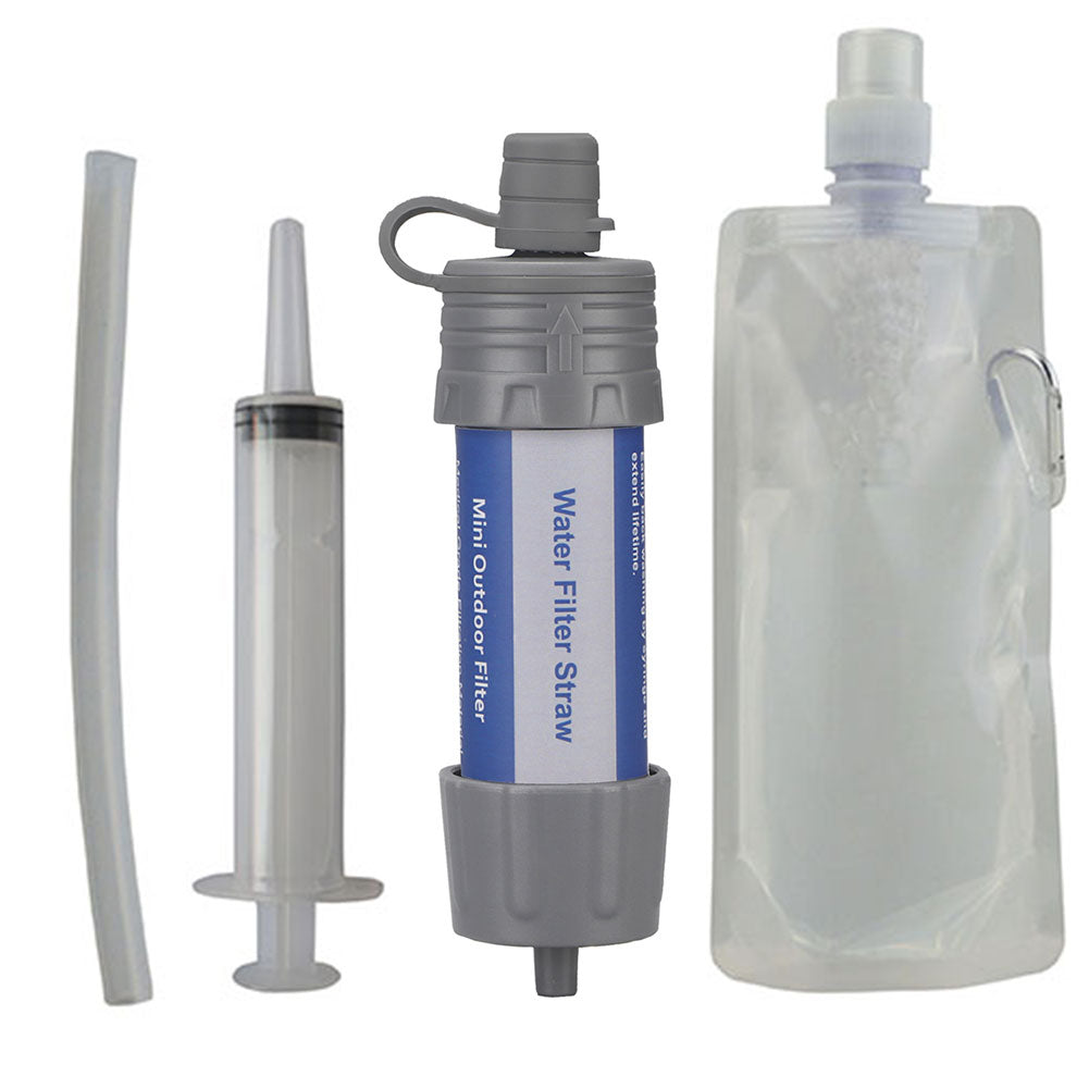 Anti-Bacterial Personal Water Purifier Water Filtration System Camping Purification Outdoor Traveling Survival Emergency
