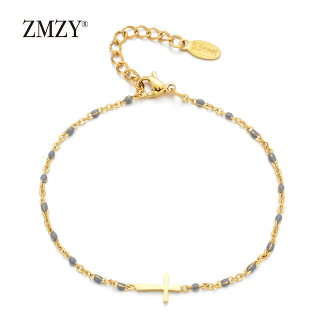 God So Loved the World Christian Cross Bracelet