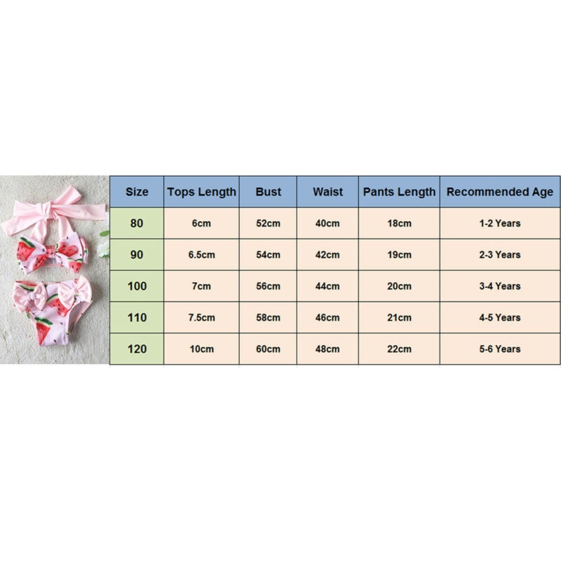 Strawberry 2 Piece Swim Suit (ages 3 - 6 years)