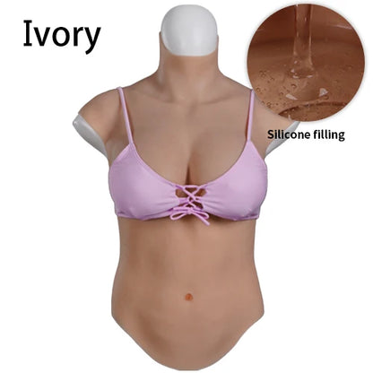 9th Gen Latest Model Crossdresser Male To Female Boobs Silicone Breast Forms Breast Plate Fake Chest Mastectomy Silicone