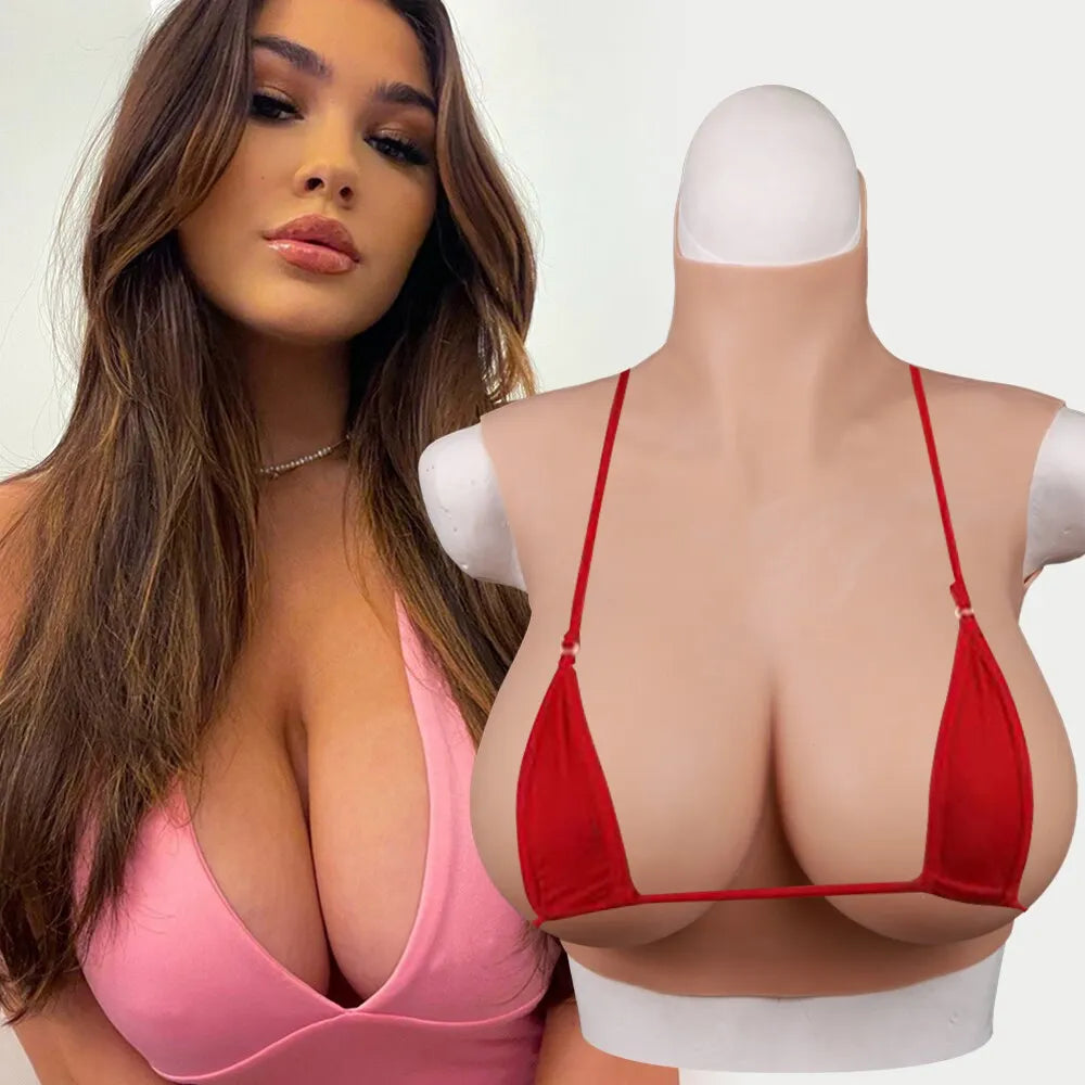 Silicone Breast Forms Boobs for Little Chest Women Mastectomy Cancer Crossdresser Transvestite Artificial Huge Chest