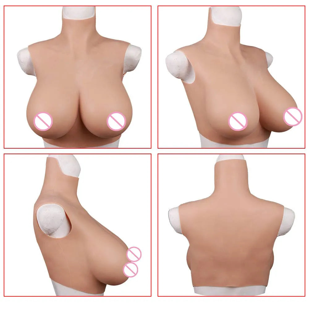 Silicone Breast Forms Boobs for Little Chest Women Mastectomy Cancer Crossdresser Transvestite Artificial Huge Chest