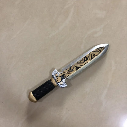 Gorgeous PU Ritual Athame Halloween Cosplay Costume Medieval Dagger