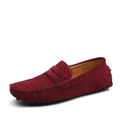 Men's Top Quality Leather Shoes Moccasins Loafers Flats