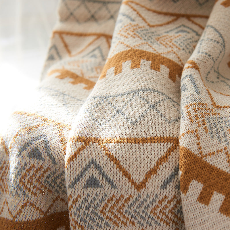 Gorgeous Nordic Style Knitted Blanket