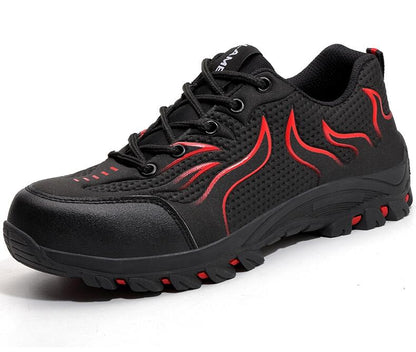 Anti-Smashing Breathable Mesh Rubber Protective Work Shoes
