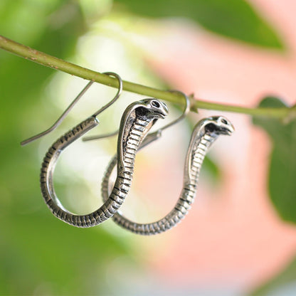 Egyptian Cobra Earrings Snake for Women