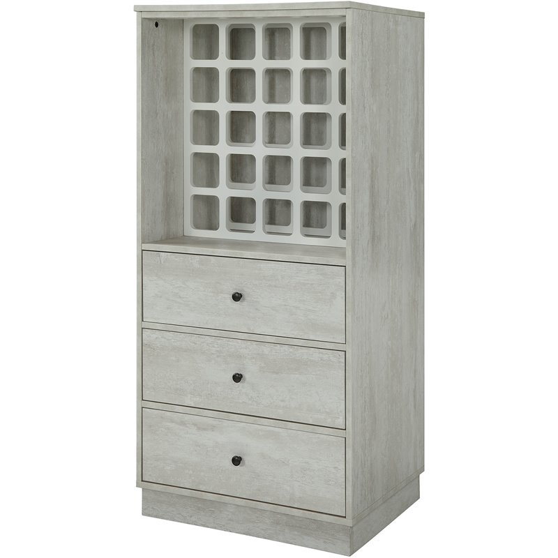 Wiesta Wine Cabinet in Antique White 97544