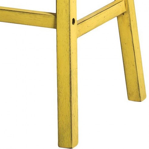 Gaucho Bar Stool (Set-2) in Antique Yellow 96654