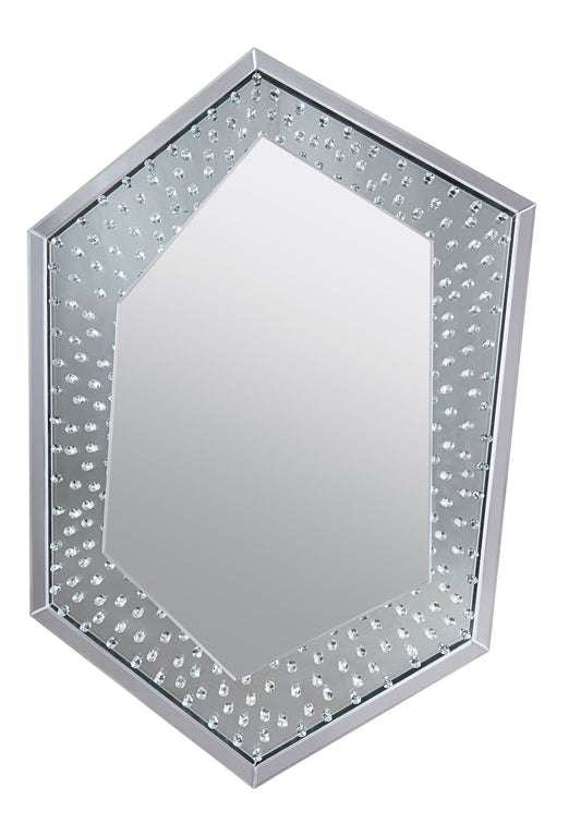 Nysa Wall Decor in Mirrored  Faux Crystals 97570