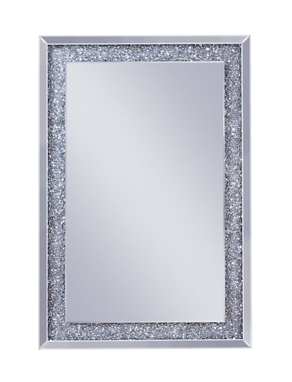 Beautiful Wall Decor Mirror with  Faux Diamonds