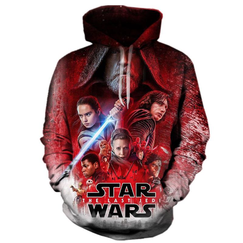 Unisex Star Wars 3D Hoodie Print Sweatshirt