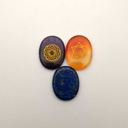 Recharge Heal Protect 7 Chakra Stone Set