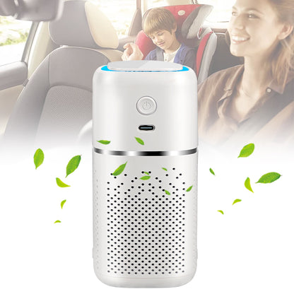 HEPA Car Air Purifier Desktop Oxygen Bar Purifier Smoke Removal And Dust Removal UV Ultraviolet Disinfection And Sterilizer