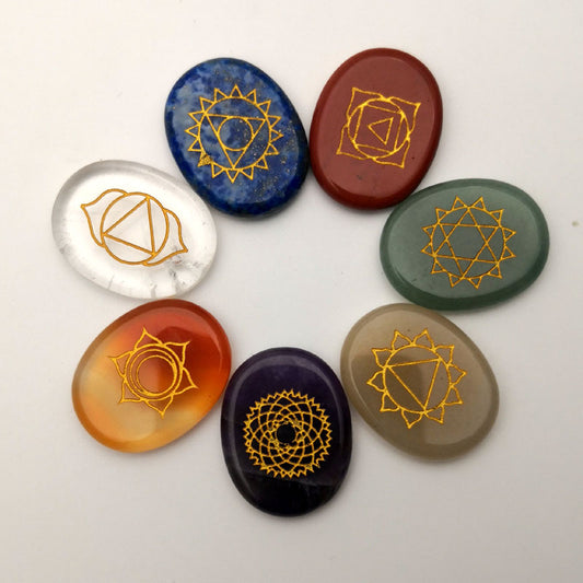 Recharge Heal Protect 7 Chakra Stone Set