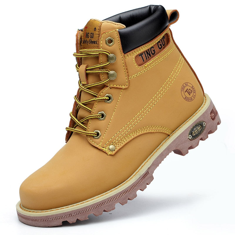 Men's Steel Toe Safety Work Boots
