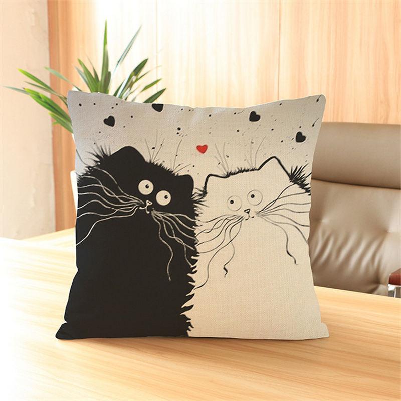 Kitty Cutie Cat Lover's Cushion Cover