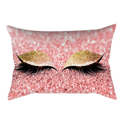 Gorgeous Eyelash Cushion Cover