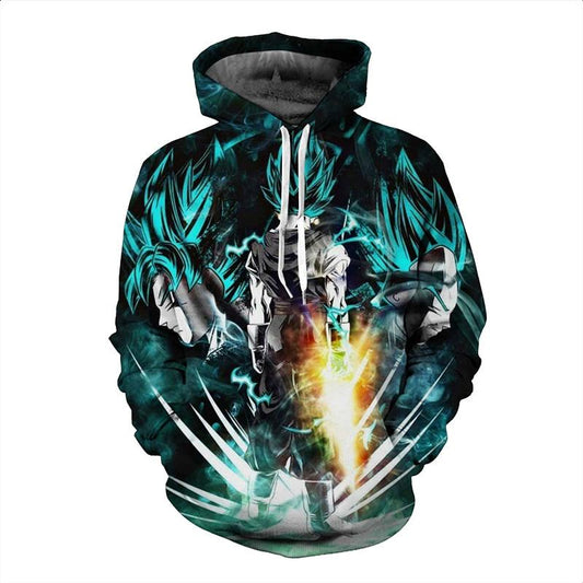 Unisex Anime Dragon Ball 3D Print Hooded Sweatshirts