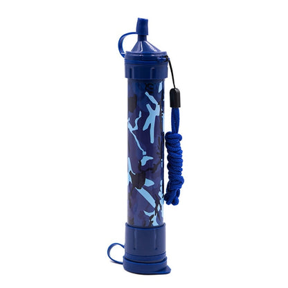 Portable Personal Water Purifier Straw Filter Emergency Preparedness Wild Outdoor Essentials Camping Hiking Family Outing Drinking Fishing Hunting