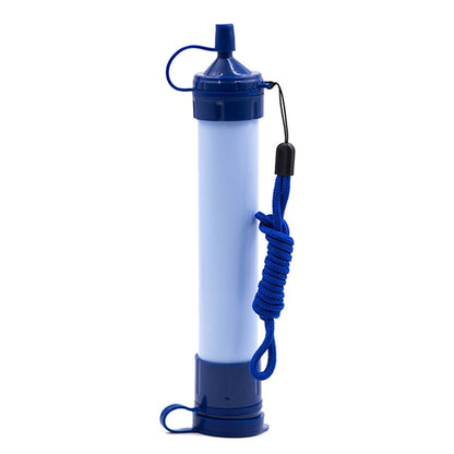 Portable Personal Water Purifier Straw Filter Emergency Preparedness Wild Outdoor Essentials Camping Hiking Family Outing Drinking Fishing Hunting