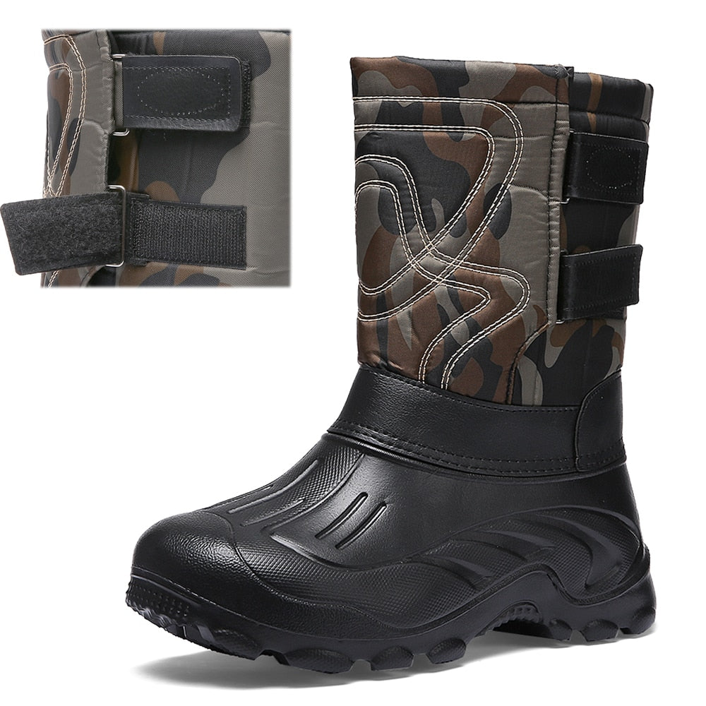 Men's Outdoor Adventures Warm Waterproof Boots