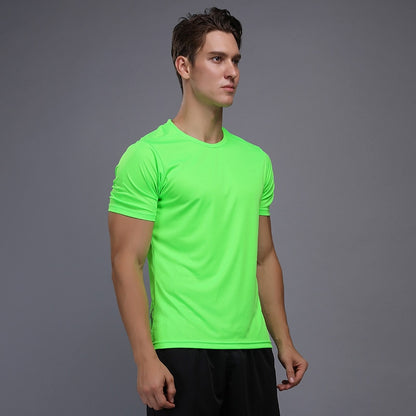 Running Men Designer Quick Dry T Shirts