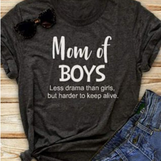 Funny Mom of Boys T-Shirt