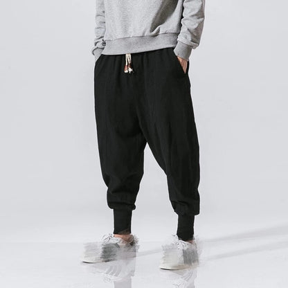 New Baggy Drop-Crotch Pants Men