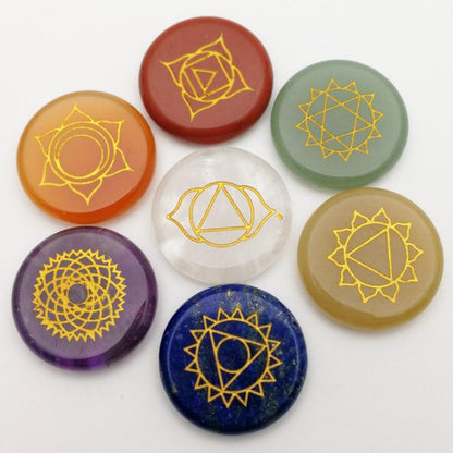 Recharge Heal Protect 7 Chakra Stone Set