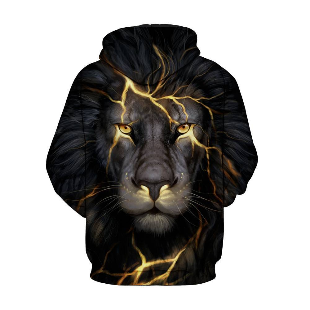 Unisex Roar Power 3D Lion Hoodies Sweatshirt