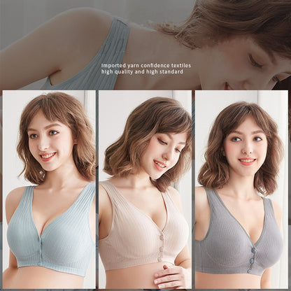 Breathable Cotton Breastfeeding Wire free Bras