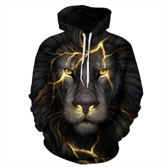 Unisex Roar Power 3D Lion Hoodies Sweatshirt