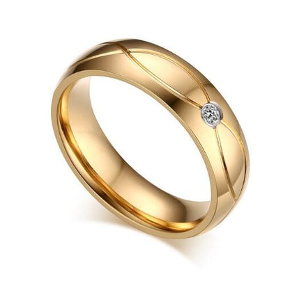 Elegant Wedding or Commitment Rings Bands for Couples