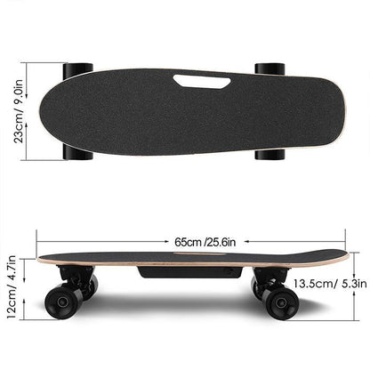 Fish-Board Electric Skateboard Longboard with Wireless Handheld Remote Control