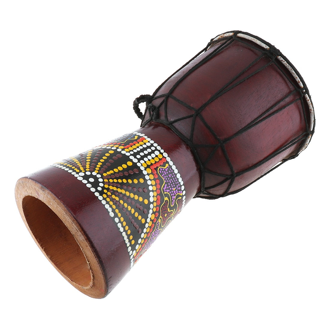 Goat Skin Hand Painted African Djembe Drum