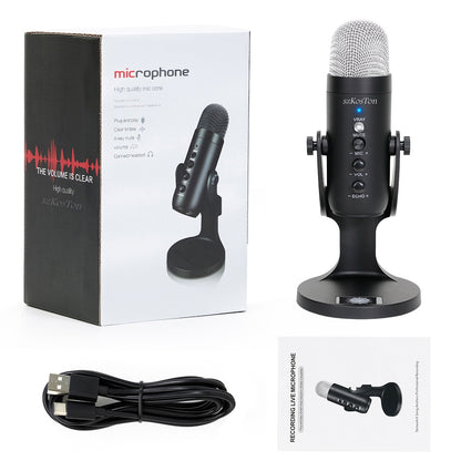 Studio Record Quality PRO MU900 Condenser USB Microphone