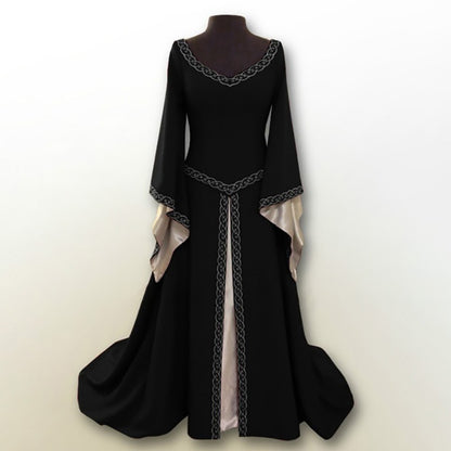 Renaissance Queen Medieval Maxi Velvet Dress