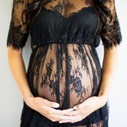 Temptation Boudoir Maternity Lacy Lingerie Dress