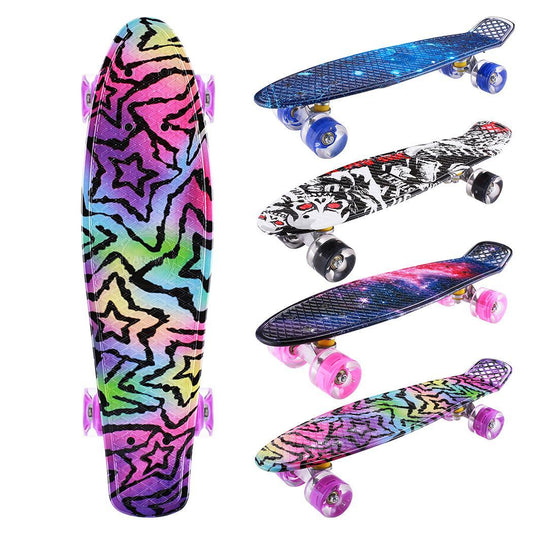 22" Fun Cruiser Beginner to Pro Non-Slip Skateboard