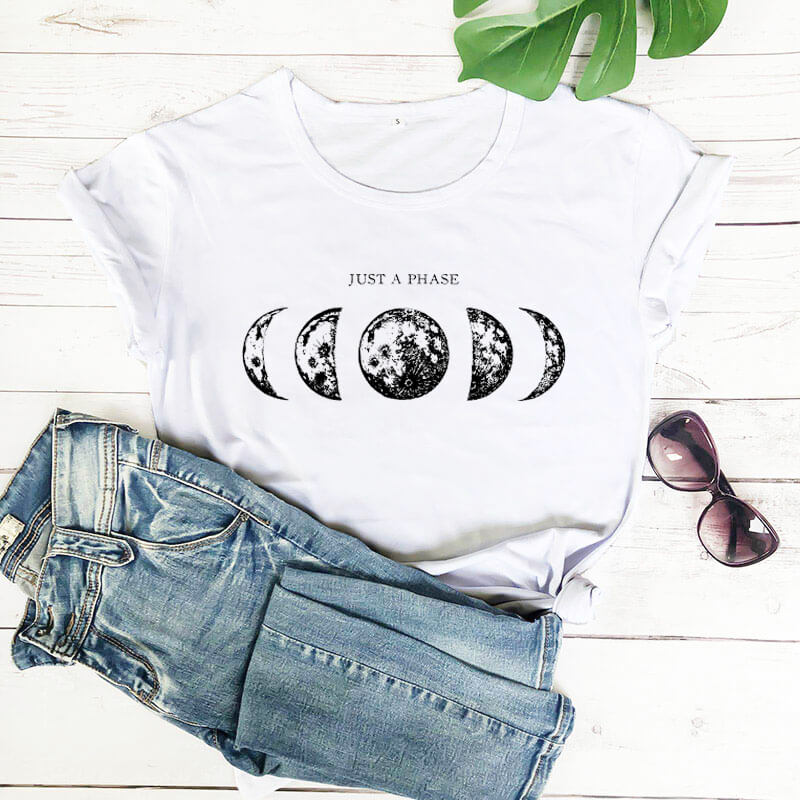 Moon Phases Women Shirt