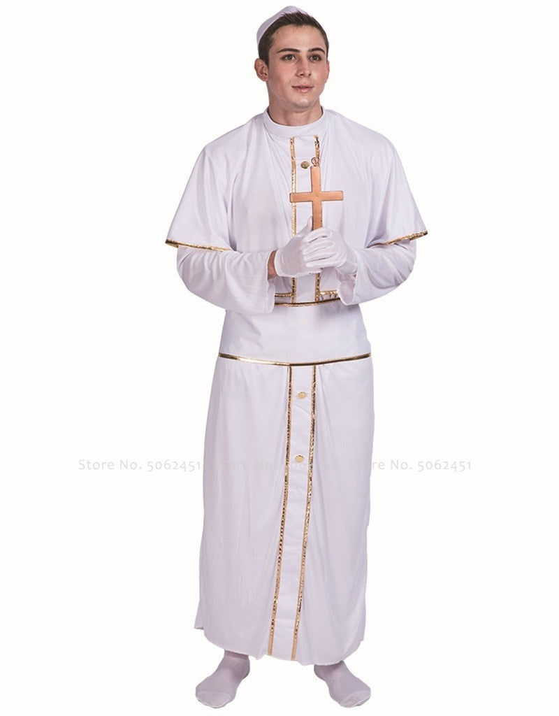 British Style Retro Catholic Missionary Pope Cloak/Robe Garment