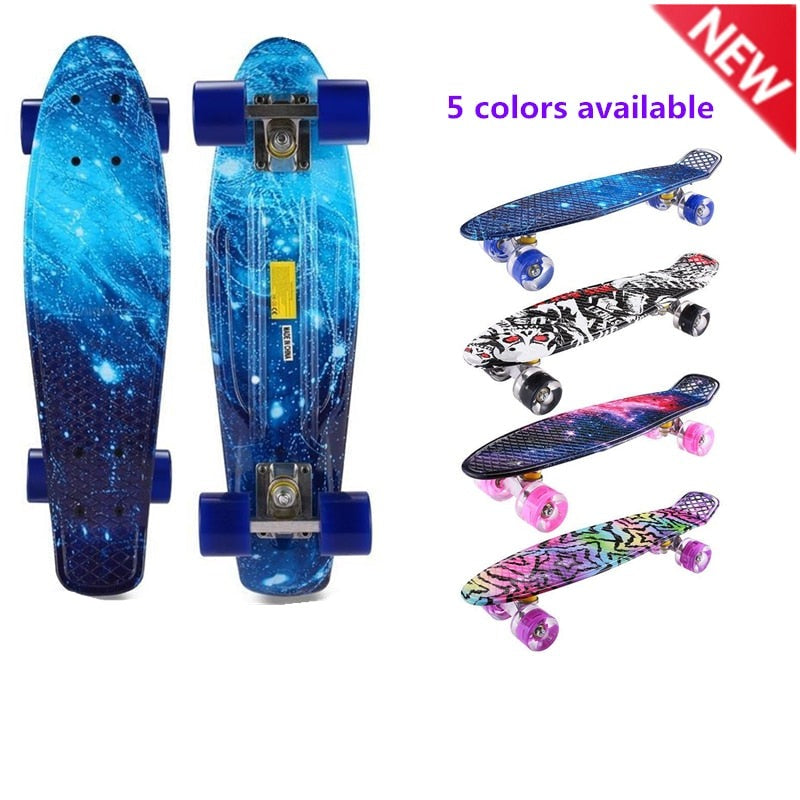 22" Fun Cruiser Beginner to Pro Non-Slip Skateboard