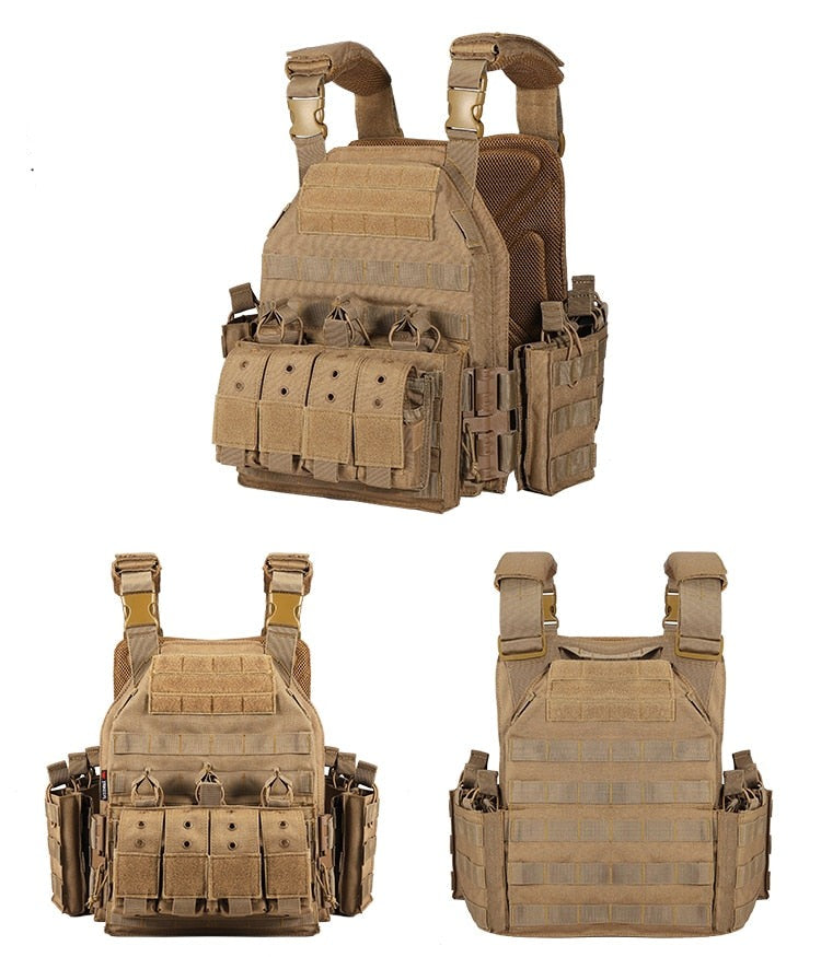 Adjustable Nylon Plate Carrier Tactical Vest