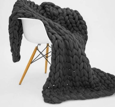 Cozy Luxe Chunky Crochet Blanket