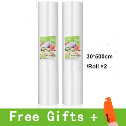 Keep Fresh & Long Lasting Vacuum Sealer Bags for Foods  12+15+20+25+30cm*500cm Rolls/Lot Bags