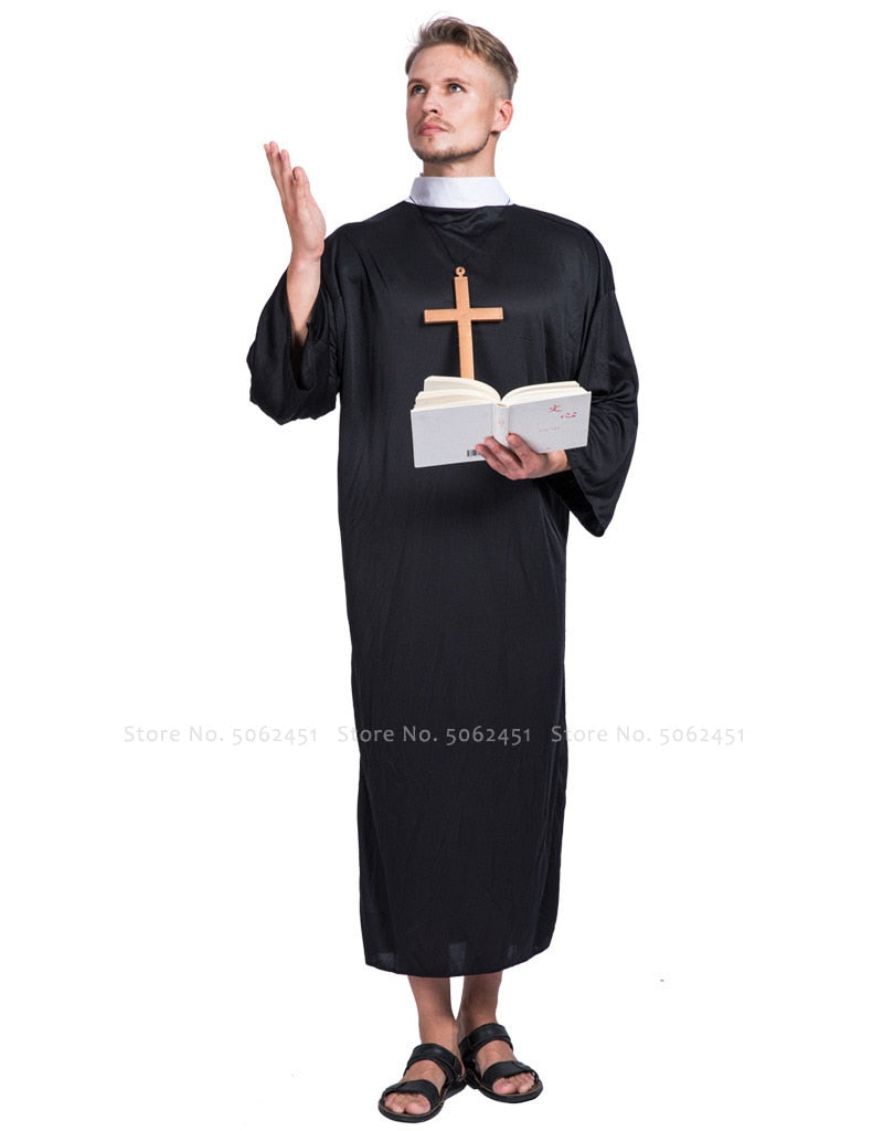 British Style Retro Catholic Missionary Pope Cloak/Robe Garment